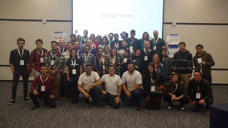 Turma do Google Partners com certificados