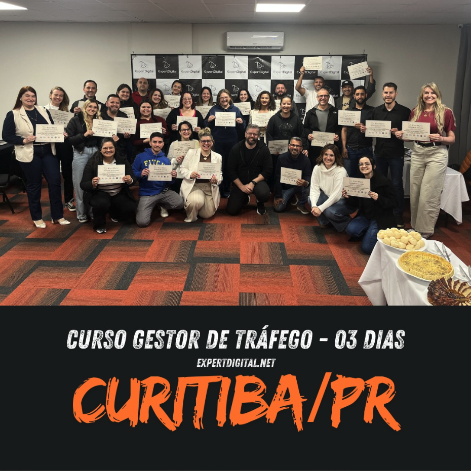 Turma de Gestor de Tráfego 3 Dias em Curitiba/PR
