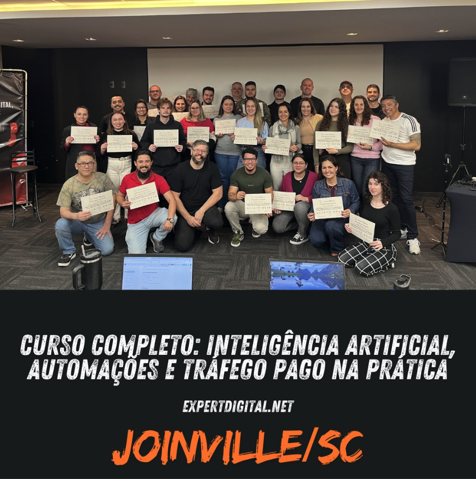 Turma de IA e Automações 3 Dias em Joinville/SC