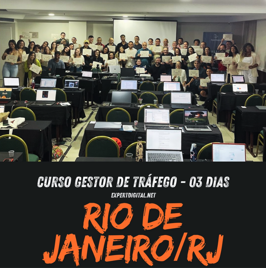 Turma de Gestor de Tráfego 3 Dias em Rio de Janeiro/RJ