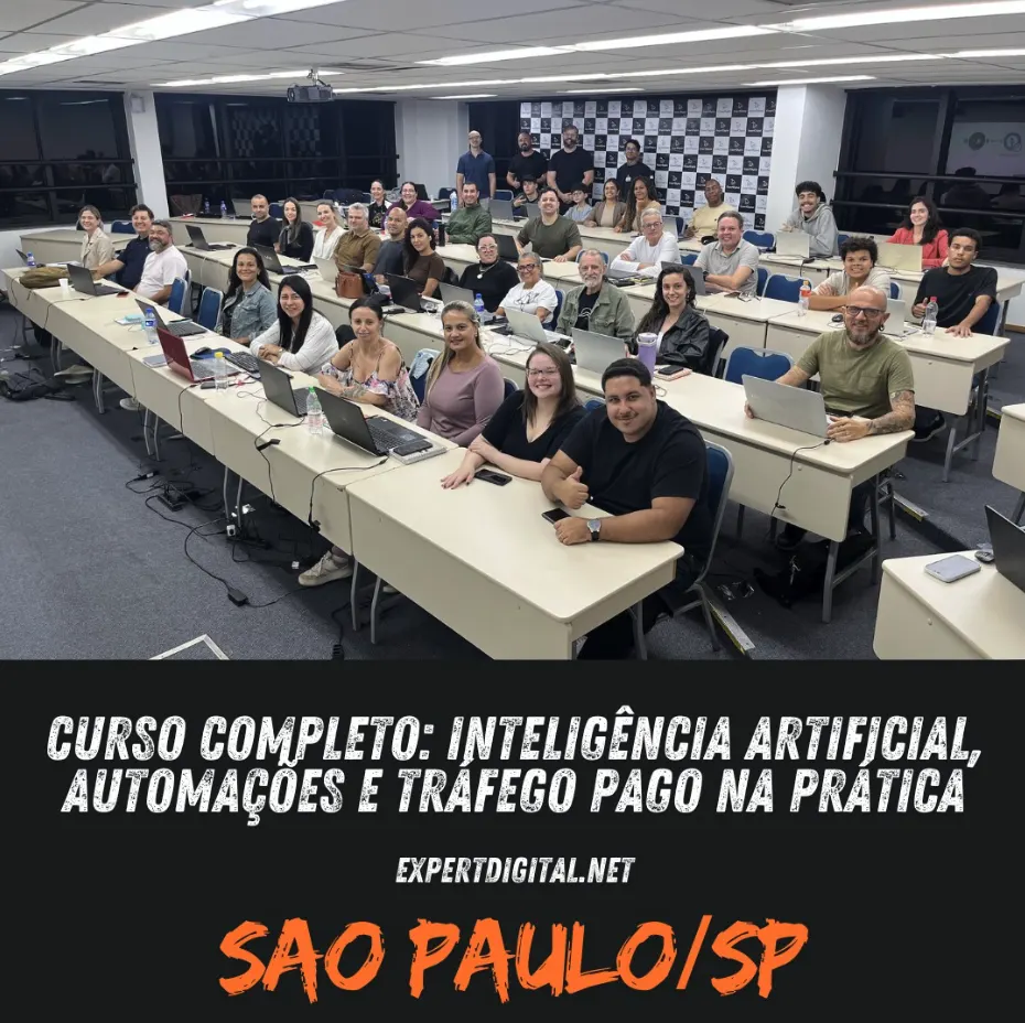 Turma presencial da Expert Digital em São Paulo