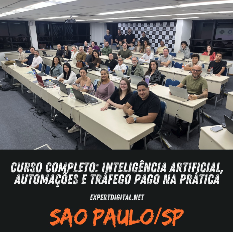 Turma presencial da Expert Digital em São Paulo