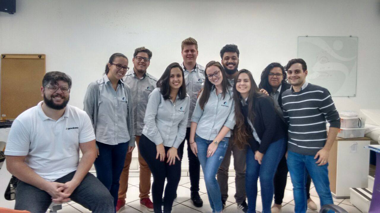 Turma de treinamento in-company na Shopfisio - Equipe de e-commerce