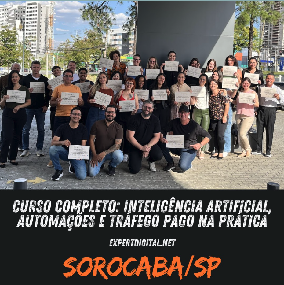 Turma de IA e Automações 3 Dias em Sorocaba/SP