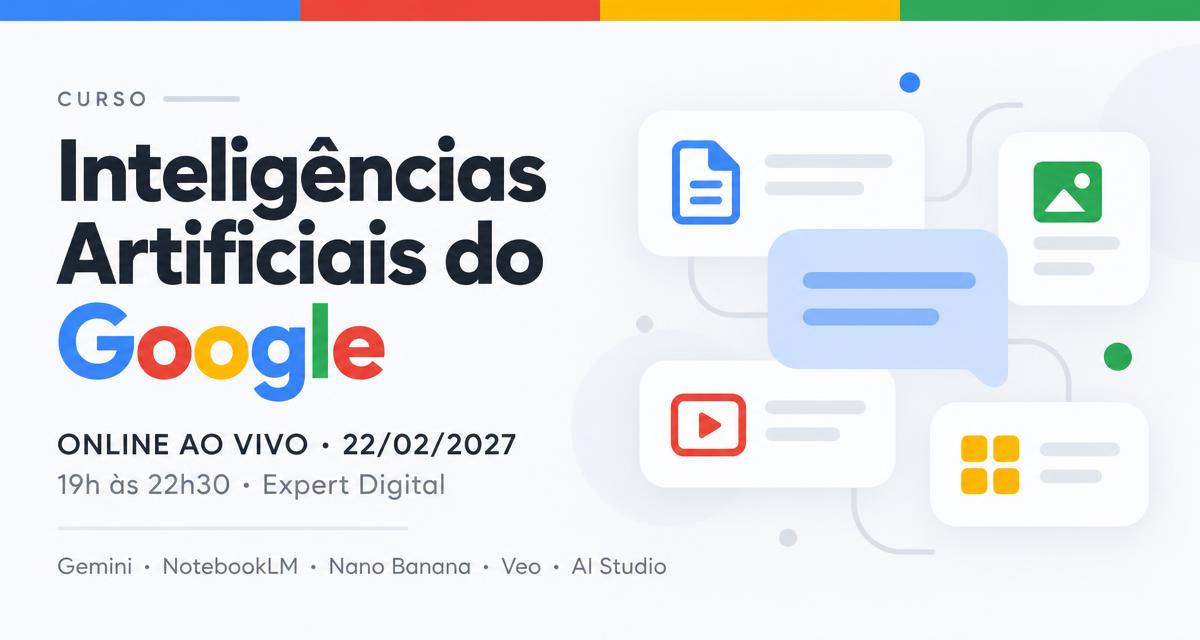 Ambiente ilustrativo de IAs do Google